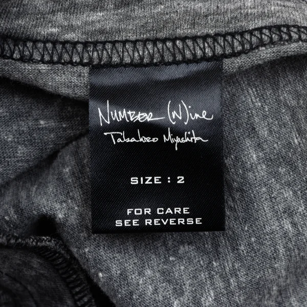 NUMBER(N)INE Henley Neck T SHirt K-165867_014