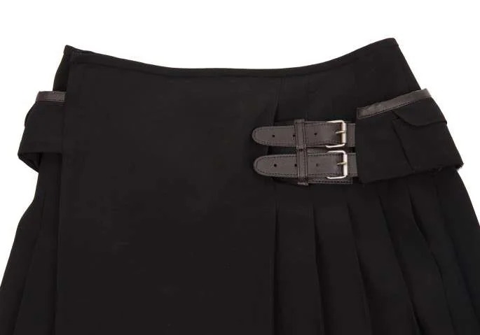 ジャンポールゴルチエフェム　黒ミニスカート ジャンポールゴルチエ ファムJean Paul GAULTIER FEMME ウール