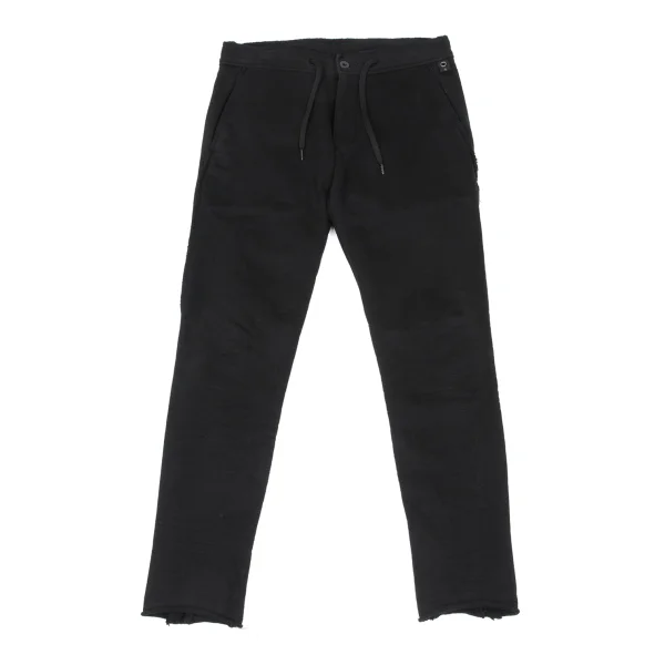 ダブルジェーケーwjk ヘムリブ切替スウェットスキニーパンツ 黒S