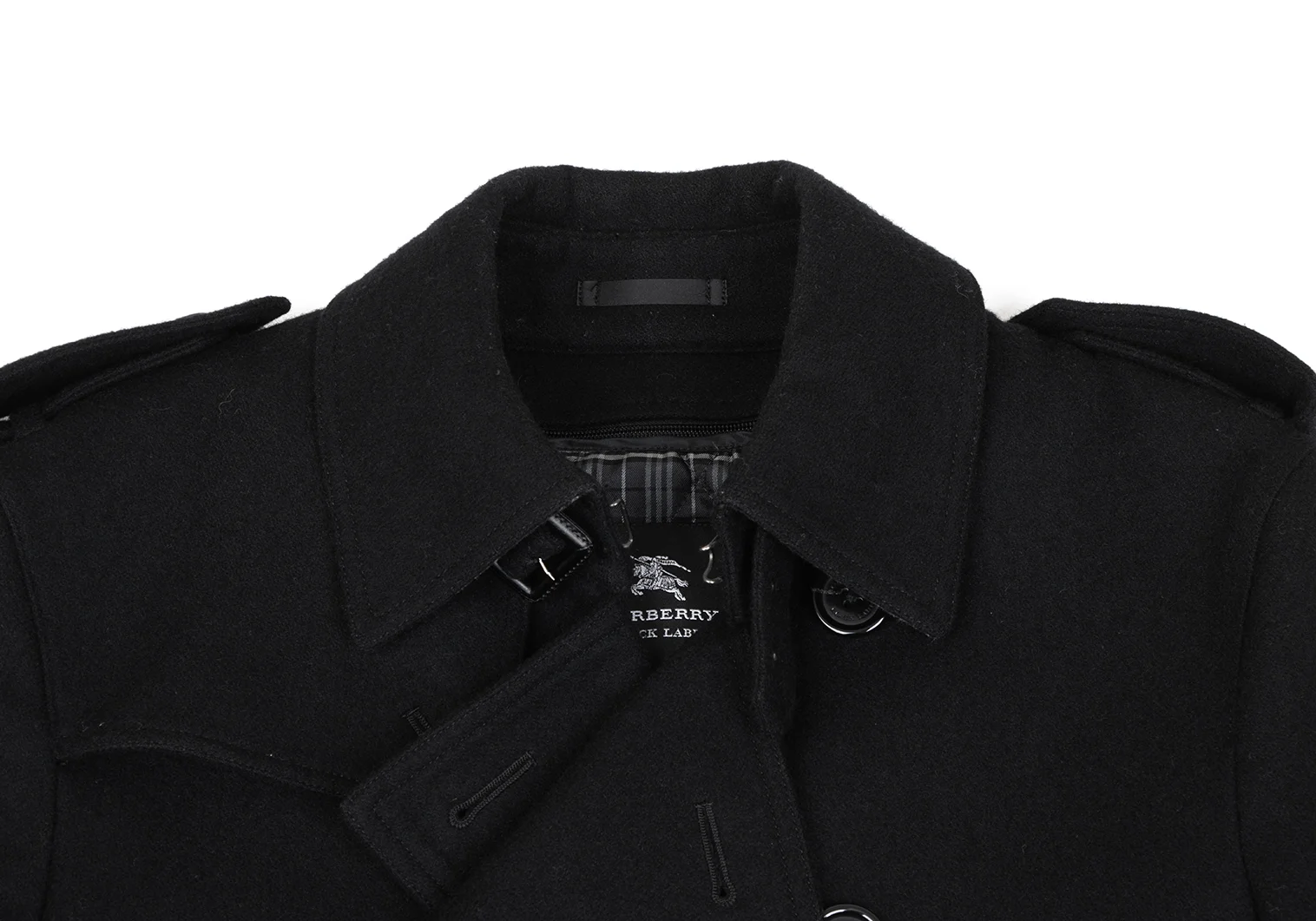 バーバリー ブラックレーベルBURBERRY BLACK LABEL メルトンウール