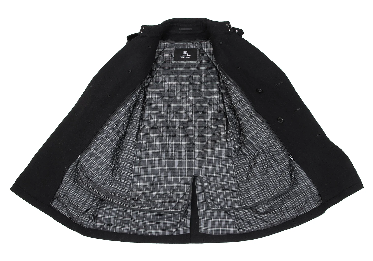 バーバリー ブラックレーベルBURBERRY BLACK LABEL メルトンウール