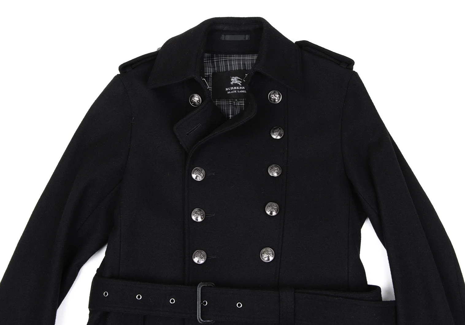 バーバリー ブラックレーベルBURBERRY BLACK LABEL メルトンウール