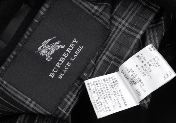 バーバリー ブラックレーベルBURBERRY BLACK LABEL メルトンウール