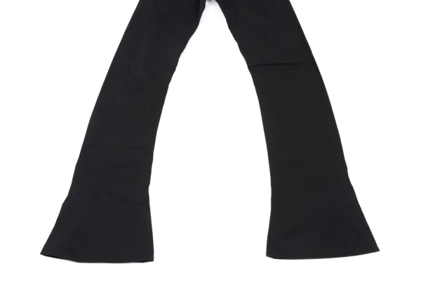 ラッドミュージシャンLAD MUSICIAN コットンスキニーフレアパンツ 黒44 K-165885_007