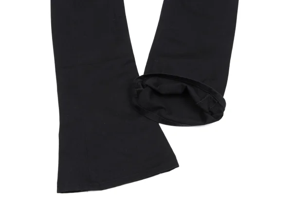 ラッドミュージシャンLAD MUSICIAN コットンスキニーフレアパンツ 黒44 K-165885_008