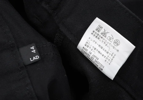 ラッドミュージシャンLAD MUSICIAN コットンスキニーフレアパンツ 黒44 K-165885_014