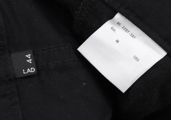 ラッドミュージシャンLAD MUSICIAN コットンスキニーフレアパンツ 黒44 K-165885_015