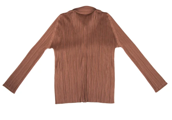 プリーツプリーズPLEATS PLEASE プリーツセットアップ 茶3 4 (K-165888)