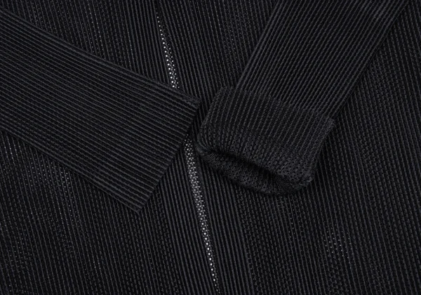 プリーツプリーズ イッセイミヤケ 12SS メッシュプリーツ1Bカーディガン プリーツプリーズPLEATS PLEASE メッシュプリーツ1Bカーディガン 黒3