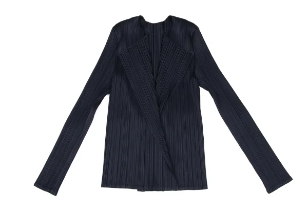 プリーツプリーズPLEATS PLEASE プリーツバックスリットボタンレス