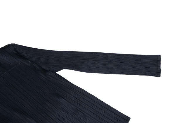 PLEATS PLEASE Pleats Back Slit Buttonless Cardigan K-165896_006