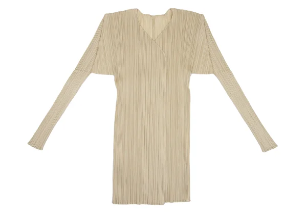 PLEATS PLEASE Buttonless Cardigan K-165897_002