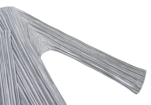 PLEATS PLEASE Shiny Buttonless Cardigan K-165898_005