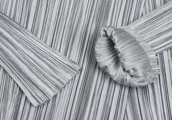 PLEATS PLEASE Shiny Buttonless Cardigan K-165898_006