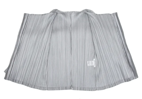 PLEATS PLEASE Shiny Buttonless Cardigan K-165898_008