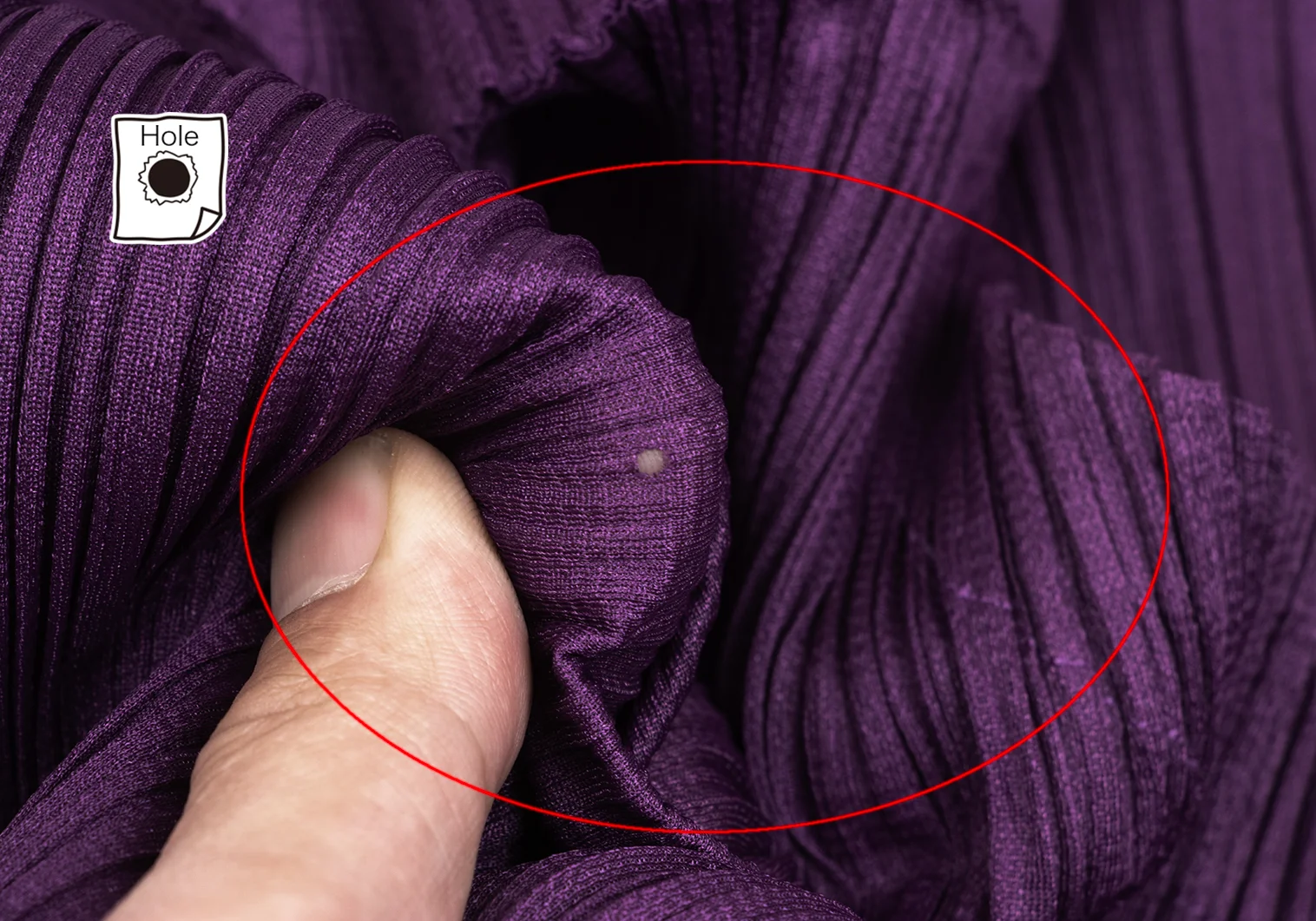 プリーツプリーズPLEATS PLEASE プリーツボタンレスカーディガン 紫3