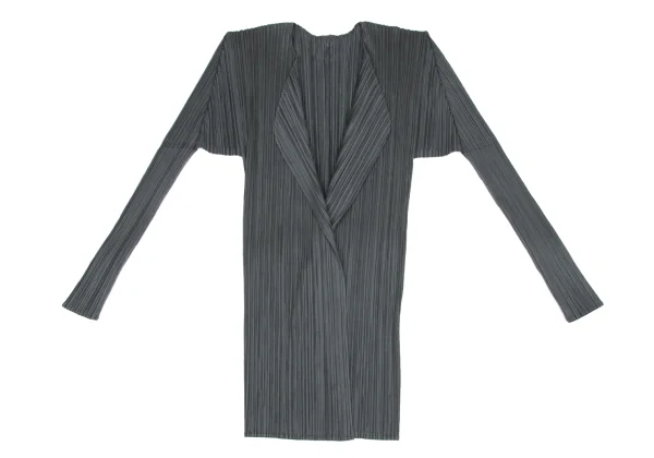 格安 PLEATS PLEASE カーディガン プリーツプリーズPLEATS PLEASE プリーツボタンレスカーディガン
