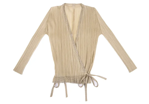 PLEATS PLEASE Cutting Cache-coeur Cardigan K-165906_002