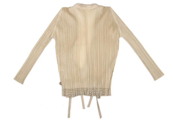 PLEATS PLEASE Cutting Cache-coeur Cardigan K-165906_012