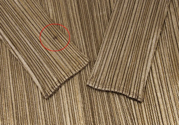 PLEATS PLEASE Foil Print Buttonless Cadigan K-165907_009