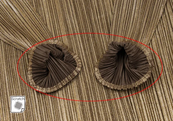 PLEATS PLEASE Foil Print Buttonless Cadigan K-165907_011