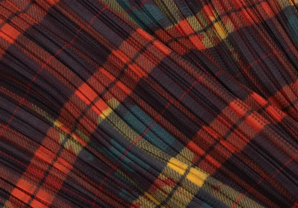 PLEATS PLEASE Botanical Check Pleated Shirt K-165909_011