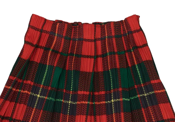 PLEATS PLEASE Checker Print Pleated Skirt K-165913_003