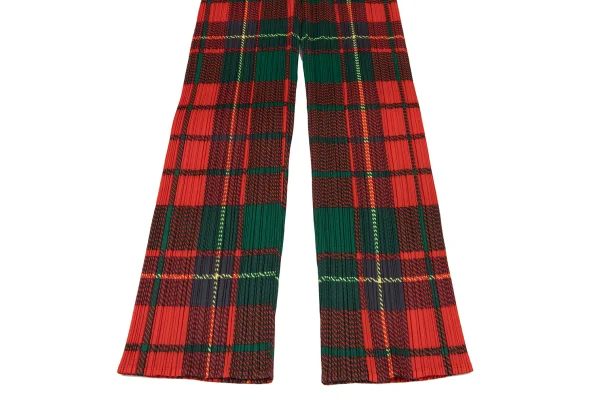 PLEATS PLEASE Checker Print Pleated Pants K-165915_004