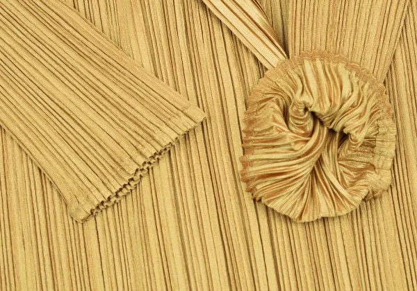 PLEATS PLEASE Pleated Buttonless Long Cardigan K-165917_007