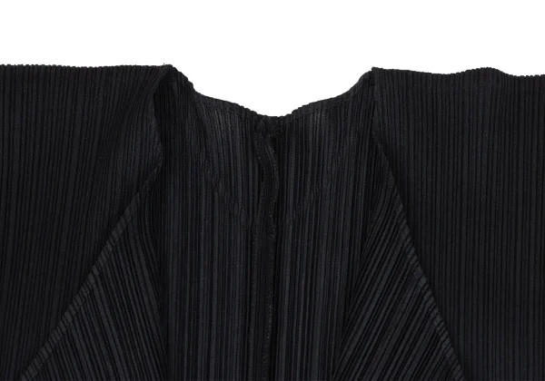 PLEATS PLEASE Pleated Buttonless Long Cardigan K-165918_004