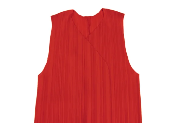PLEATS PLEASE Back Slit Long Vest K-165919_005
