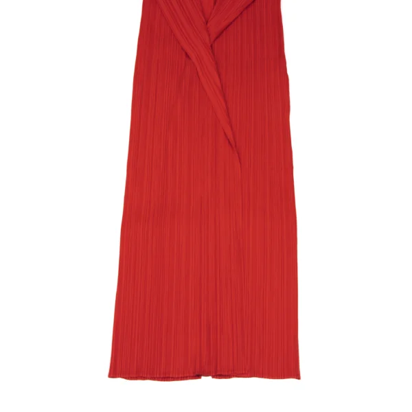 PLEATS PLEASE Back Slit Long Vest K-165919_007