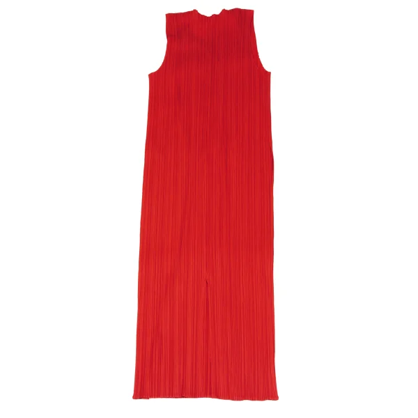 PLEATS PLEASE Back Slit Long Vest K-165919_011