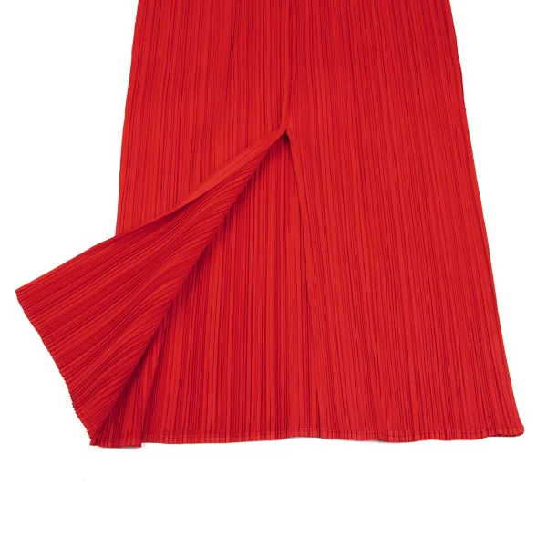 PLEATS PLEASE Back Slit Long Vest K-165919_012