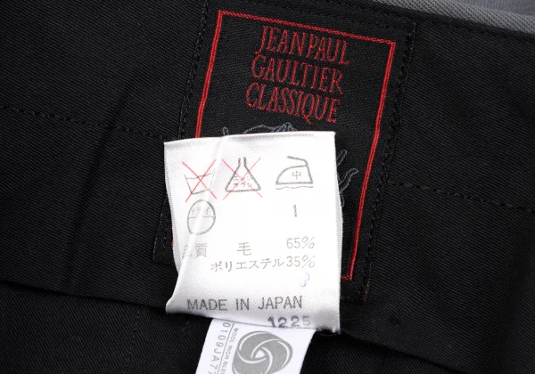 Jean Paul GAULTIER CLASSIQUE Wool Poly Double Pants K-165924_015