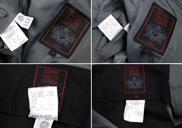 Jean Paul GAULTIER CLASSIQUE Wool Poly Jacket & Pants K-165925_020