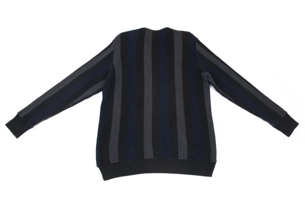 Y's for men Cotton Stripe Knit Cardigan K-165926_014