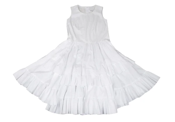 COMME des GARCONS Cotton Frill Hem Sleeveless Dress K-165927_002