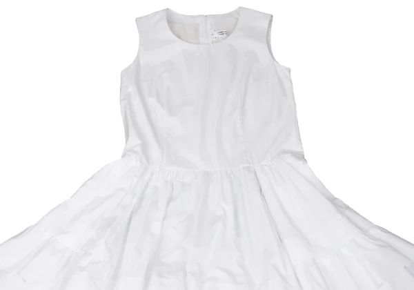 COMME des GARCONS Cotton Frill Hem Sleeveless Dress K-165927_003