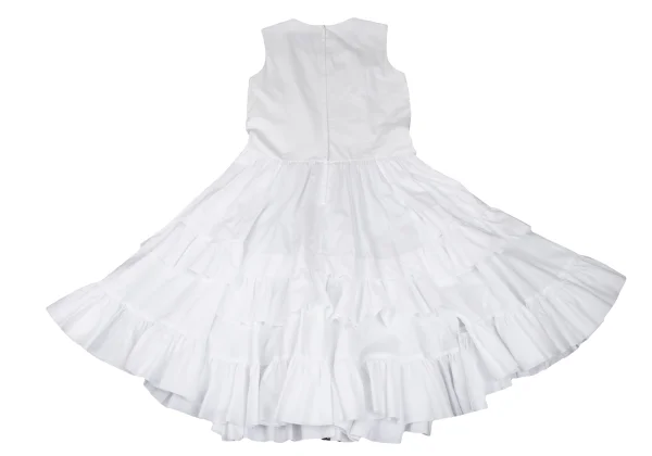 COMME des GARCONS Cotton Frill Hem Sleeveless Dress K-165927_010