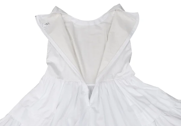 COMME des GARCONS Cotton Frill Hem Sleeveless Dress K-165927_011