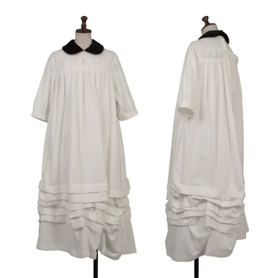 COMME des GARCONS GIRL Cotton Brushed Bicolor Dress