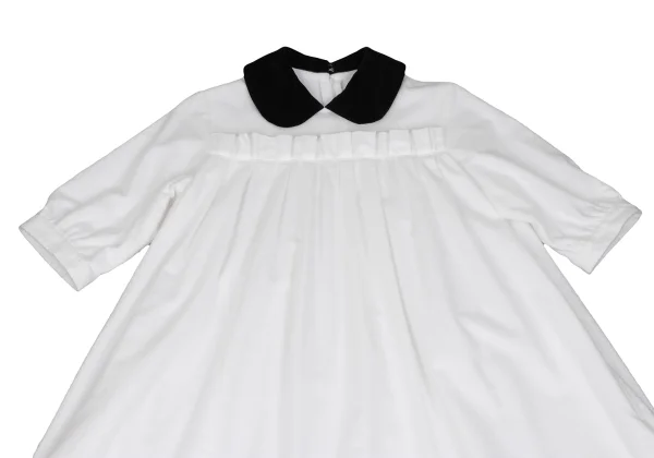 COMME des GARCONS GIRL Cotton Brushed Bicolor Dress K-165929_003