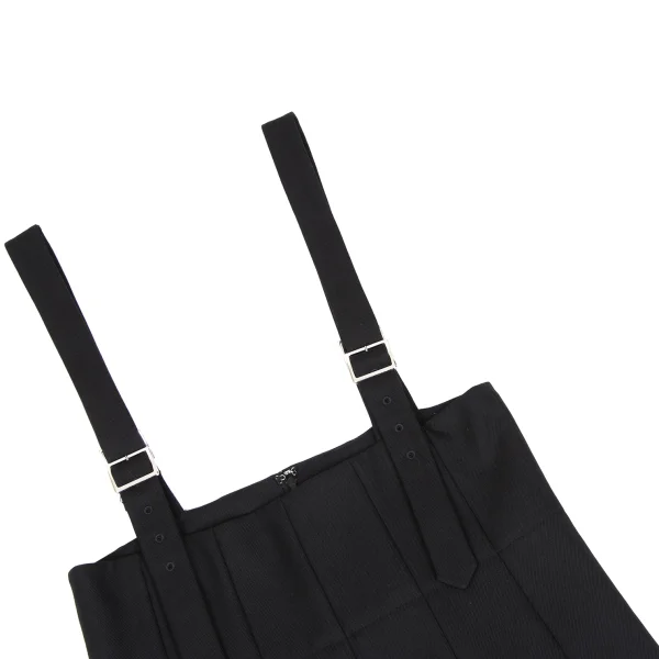 COMME des GARCONS Poly Wool Pleats Strap Skirt K-165932_004