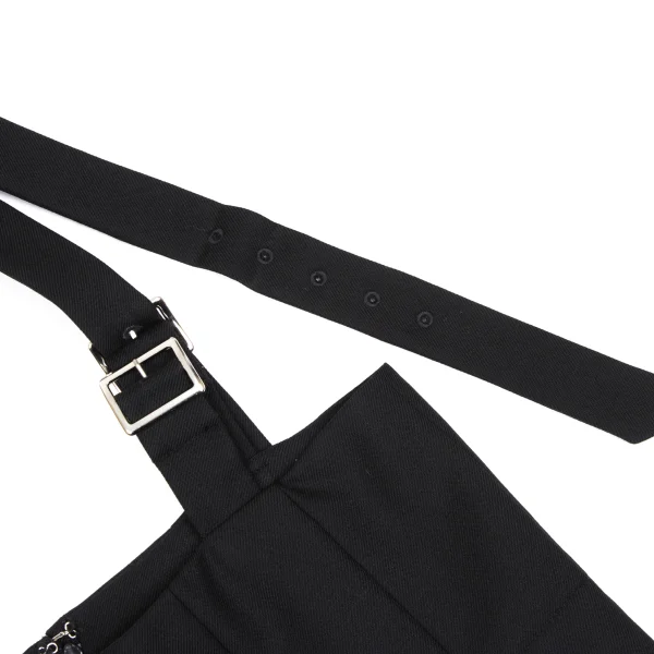 COMME des GARCONS Poly Wool Pleats Strap Skirt K-165932_005