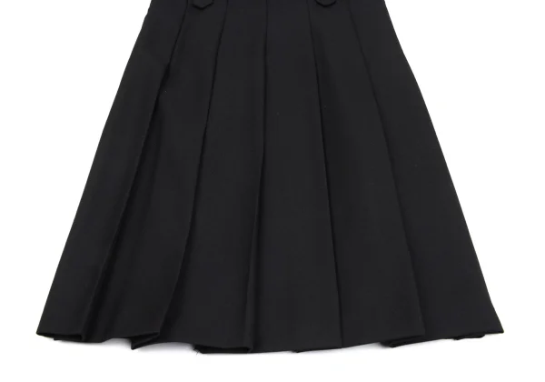 COMME des GARCONS Poly Wool Pleats Strap Skirt K-165932_006