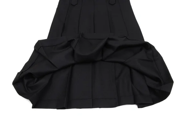 COMME des GARCONS Poly Wool Pleats Strap Skirt K-165932_007