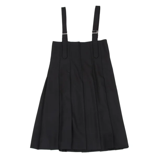 COMME des GARCONS Poly Wool Pleats Strap Skirt K-165932_008