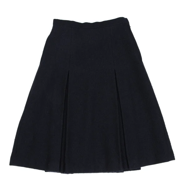 COMME des GARCONS Wool Blend Pile Darts Design Skirt K-165933_002