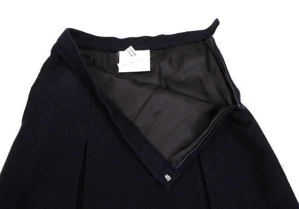 COMME des GARCONS Wool Blend Pile Darts Design Skirt K-165933_004